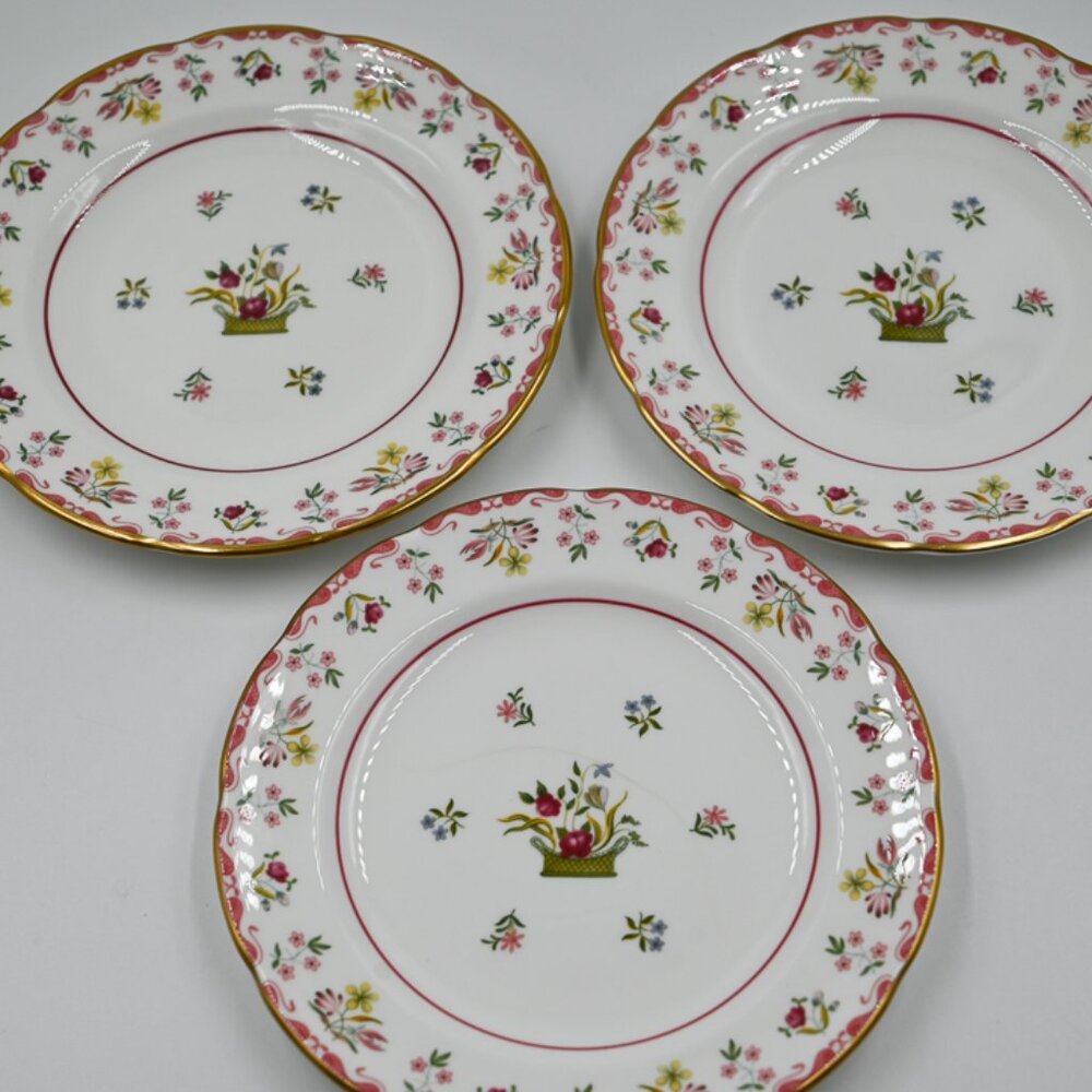 NEW Set of 2 Wedgwood Bianca Williamsburg Mark Bread Plates R4499 Plus 1 Extra